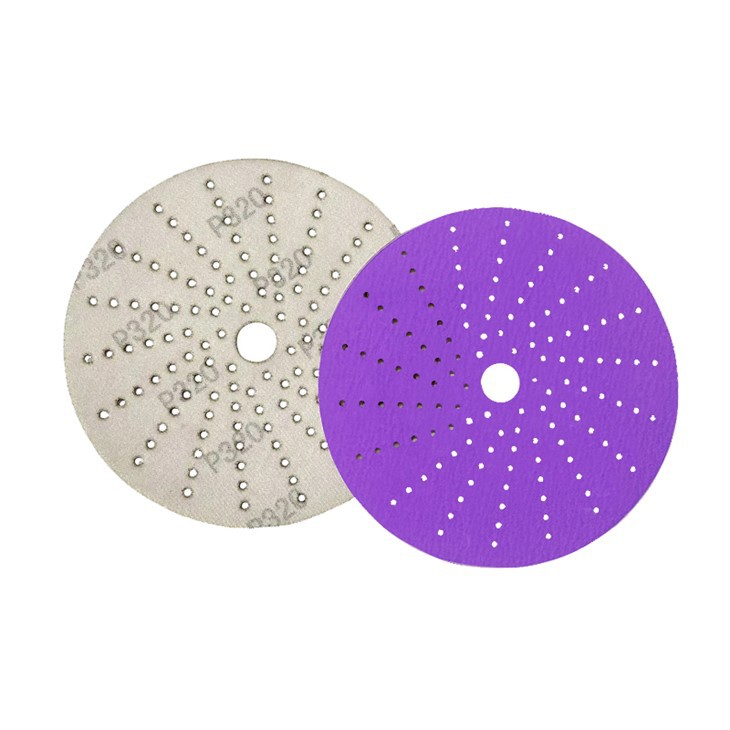 Purple Ceramic Multi-hole Sandpaper Disc